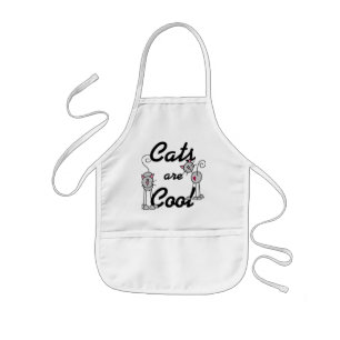 Katten zijn coole shirts en geschenken kinder schort