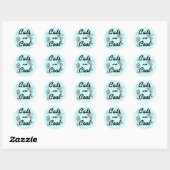Katten zijn coole shirts en geschenken ronde sticker (Vel)