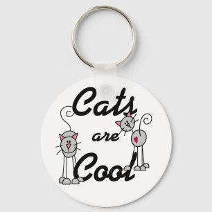 Katten zijn coole shirts en geschenken sleutelhanger