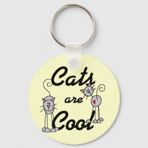 Katten zijn coole shirts en geschenken sleutelhanger