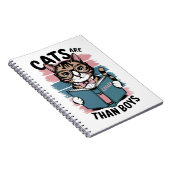 Katten zijn cooler dan jongens notitieboek (Rechterzijde)