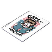 Katten zijn cooler dan jongens notitieboek (Linkerzijde)