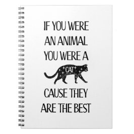 Katten zijn de beste. Spiral Foto notitieboekje Notitieboek