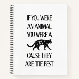 Katten zijn de beste. Spiralen notitieboek