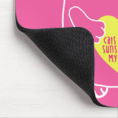 Katten zijn de Sunshine of My Heart Muismat (Hoek)