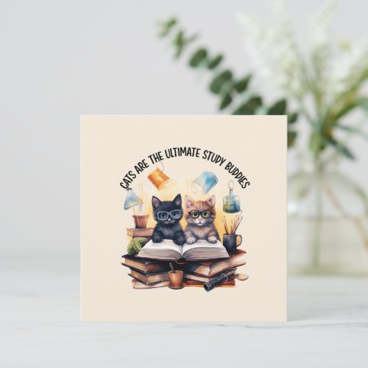 Katten zijn de ultieme studiegenoten (Staand voorkant)