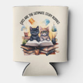 Katten zijn de ultieme studiegenoten blikjeskoeler (Voorkant)