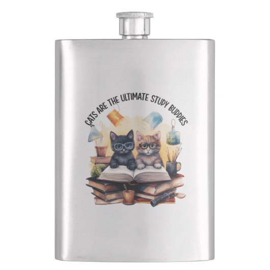 Katten zijn de ultieme studiegenoten flacon (Voorkant)