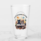 Katten zijn de ultieme studiegenoten glas (Achterkant)