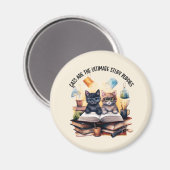 Katten zijn de ultieme studiegenoten magneet (Voorkant / Achterkant)