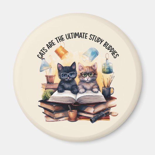 Katten zijn de ultieme studiegenoten magneet (Voorkant)