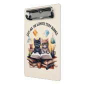 Katten zijn de ultieme studiegenoten mini klembord (Angled2)