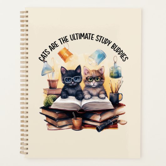 Katten zijn de ultieme studiegenoten planner (Voorkant)