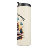 Katten zijn de ultieme studiegenoten thermosbeker (Geroteerd rechts)