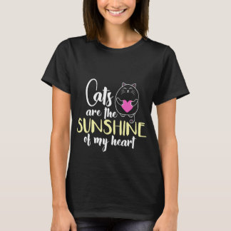 Katten zijn de zonneschijn van mijn hart T-shirt