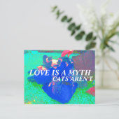 katten zijn echt briefkaart (Staand voorkant)