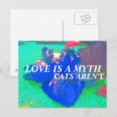 katten zijn echt briefkaart (Voorkant / Achterkant)