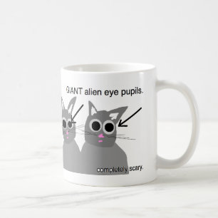 katten zijn eng mok
