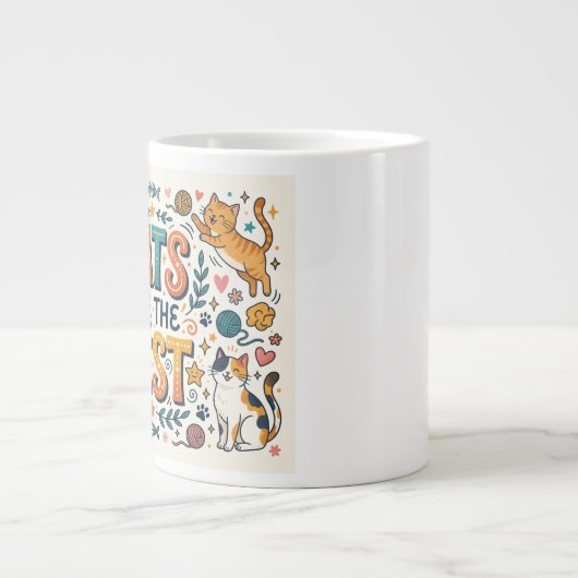Katten zijn het beste grote koffiekop (Voorkant)