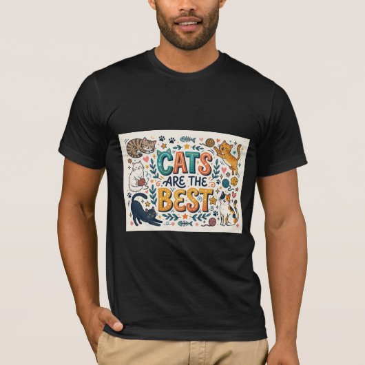 Katten zijn het Beste T-shirt (Voorkant)