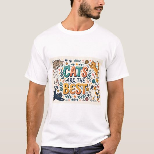 Katten zijn het Beste T-shirt (Voorkant)