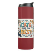 Katten zijn het beste thermosbeker (Gedraaid links)