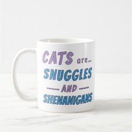 Katten zijn knuffels en kattenkwaad koffiemok