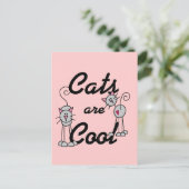Katten zijn koolT-shirts en katten Briefkaart (Staand voorkant)