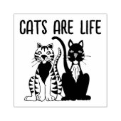 KATTEN ZIJN LIFE CAT RUBBER STEMPELS (Afrduk)