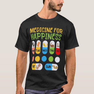 Katten zijn mijn dagelijkse dosis geluk u2013Grapp T-shirt