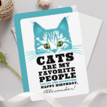 Katten zijn mijn favoriet | Grappige moderne verja