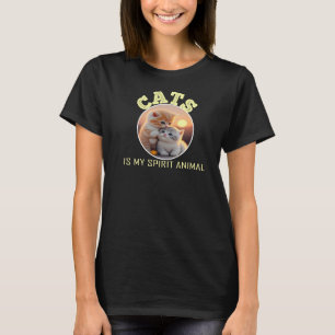 Katten zijn mijn geestelijke dieren t-shirt
