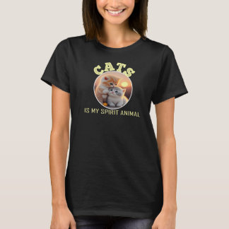 Katten zijn mijn geestelijke dieren t-shirt