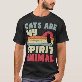 Katten zijn mijn Spirit Animal T-shirt