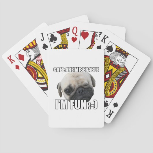 KATTEN ZIJN MISERBAAR IK BEN VRIJ :-) MEME POKERKAARTEN (Achterkant)