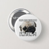 KATTEN ZIJN MISERBAAR IK BEN VRIJ :-) MEME RONDE BUTTON 5,7 CM (Voorkant /achterkant)