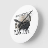 KATTEN ZIJN MISERBAAR IK BEN VRIJ :-) MEME RONDE KLOK (Hoek)