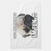 KATTEN ZIJN MISERBAAR IK BEN VRIJ :-) MEME THEEDOEK (Verticaal)