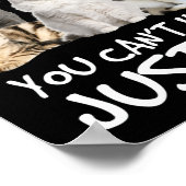 Katten zijn net als aardappelkuskat, T-shirt Kat Poster (Hoek)