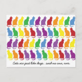 Katten zijn net als honden Briefkaart (Voorkant)