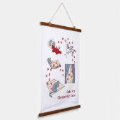 Katten zijn obsessief schoon hangend wandkleed (Gebogen)