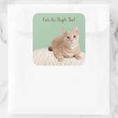 Katten zijn ook Stickers (Tas)