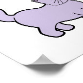 Katten zijn Picky Funny Cat Gezegde Poster (Hoek)