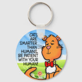Katten zijn slimmer sleutelhanger (Voorkant)
