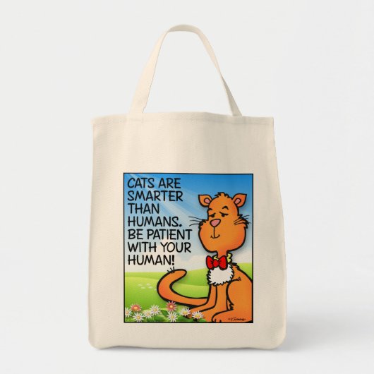 Katten Zijn Slimmer Tote Bag (Voorkant)