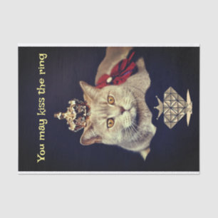 Katten zijn snijpapier tissuepapier