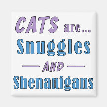 Katten zijn Snuggles en Shenanigans