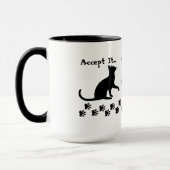 Katten zijn verantwoordelijk voor koffiehandschoen mok (Links)