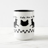 Katten zijn verantwoordelijk voor koffiehandschoen mok (Midden)