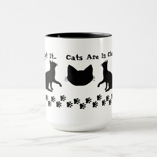 Katten zijn verantwoordelijk voor koffiehandschoen mok (Midden)